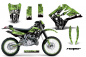 Preview: Reaper Grün mit Nummernfeldern für Kawasaki KDX200 1995-2006