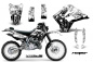 Preview: Reaper Weiß mit Nummernfeldern für Kawasaki KDX200 1995-2006