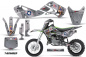 Preview: T-Bomber Silver with number plates for Kawasaki KLX110 2002-2009