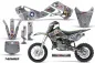 Preview: T-Bomber Silber mit Nummernfeldern für Kawasaki KX65 2002-2018