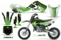 Preview: Carbon-X Green with number plates for Kawasaki KLX110 2002-2009