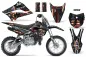 Preview: World War 2 mit Nummernfeldern für die Kawasaki KLX110 2010-2021