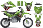 Preview: Bone Collector Green with number plates for Kawasaki KLX110 2010-2021
