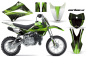 Preview: Carbon-X Green with number plates for Kawasaki KLX110 2010-2021