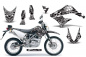 Preview: Skulls N Hammers White without number plates for Kawasaki KLX125 D-Tracker 2010-2016