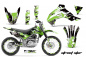 Preview: Street Star Grün mit Nummernfeldern für Kawasaki KLX140 2008-2019