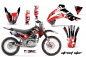 Preview: Street Star Rot mit Nummernfeldern für Kawasaki KLX140 2008-2019