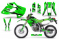 Preview: Fade Grün ohne Nummernfeldern für Kawasaki KLX250 1998-2003