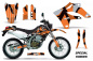 Preview: Special Forces Orange ohne Nummernfeldern für Kawasaki KLX250 2004-2007