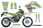 Preview: T-Bomber Grün ohne Nummernfeldern für Kawasaki KLX250 2004-2007