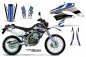 Preview: Teck Blau ohne Nummernfeldern für Kawasaki KLX250 2004-2007
