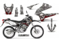 Preview: Bone Collector Silber ohne Nummernfeldern für Kawasaki KLX250 2008-2018