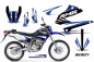 Preview: Infinity Blau ohne Nummernfeldern für Kawasaki KLX250 2008-2018