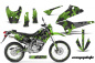Preview: Camoplate Grün mit Nummernfeldern für Kawasaki KLX250 2008-2018