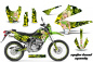 Preview: Motorhead Mandy Grün mit Nummernfeldern für Kawasaki KLX250 2008-2018