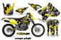 Preview: Camoplate Gelb ohne Nummernfeldern für Kawasaki KLX400 2000-2016