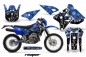 Preview: Reaper Blau ohne Nummernfeldern für Kawasaki KLX400 2000-2016