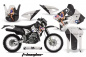 Preview: T-Bomber Schwarz ohne Nummernfeldern für Kawasaki KLX400 2000-2016