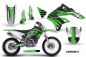 Preview: Carbon-X Grün ohne Nummernfeldern für Kawasaki KLX450 2008-2022