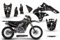 Preview: Reaper Schwarz mit Nummernfeldern für Kawasaki KLX450 2008-2022