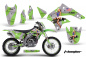 Preview: T-Bomber Grün mit Nummernfeldern für Kawasaki KLX450 2008-2022