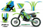 Preview: Factory Race ohne Nummernfeldern für Kawasaki KX125 1983-1985