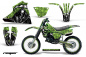 Preview: Reaper Grün mit Nummernfeldern für Kawasaki KX125 1983-1985