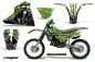 Preview: Reaper Grün mit Nummernfeldern für Kawasaki KX125 1983-1985