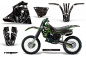 Preview: Reaper Schwarz mit Nummernfeldern für Kawasaki KX125 1983-1985