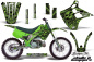 Preview: Skulls N Hammers Grün ohne Nummernfeldern für Kawasaki KX125/250 1990-1991