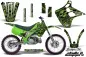 Preview: Skulls N Hammers Grün ohne Nummernfeldern für Kawasaki KX125/250 1990-1991