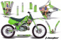 Preview: T-Bomber Grün ohne Nummernfeldern für Kawasaki KX125/250 1990-1991