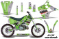 Preview: P40-Warhawk Grün mit Nummernfeldern für Kawasaki KX125/250 1990-1991