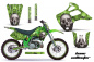 Preview: Bone Collector Grün mit Nummernfeldern für Kawasaki KX125/250 1992-1993