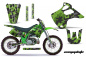 Preview: Camoplate Grün mit Nummernfeldern für Kawasaki KX125/250 1992-1993