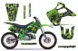 Preview: Camoplate Grün mit Nummernfeldern für Kawasaki KX125/250 1992-1993