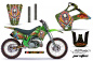 Preview: Ed-Hardy - Pirates Grün mit Nummernfeldern für Kawasaki KX125/250 1992-1993