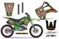 Preview: Ed-Hardy - Pirates Grün mit Nummernfeldern für Kawasaki KX125/250 1992-1993