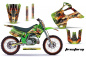 Preview: Firestorm Grün mit Nummernfeldern für Kawasaki KX125/250 1992-1993