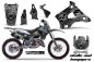 Preview: Skulls N Hammers Silver with number plates for Kawasaki KX125/250 1994-1998