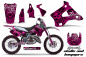 Preview: Skulls N Hammers Pink with number plates for Kawasaki KX125/250 1994-1998