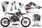 Preview: P40-Warhawk Schwarz ohne Nummernfeldern für Kawasaki KX125/250 1999-2002