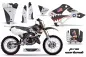 Preview: P40-Warhawk Schwarz ohne Nummernfeldern für Kawasaki KX125/250 1999-2002