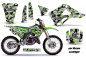 Preview: Urban Camo Grün mit Nummernfeldern für Kawasaki KX125/250 1999-2002