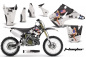 Preview: T-Bomber Schwarz ohne Nummernfeldern für Kawasaki KX125/250 2003-2016