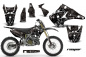 Preview: Reaper Schwarz mit Nummernfeldern für Kawasaki KX125/250 2003-2016