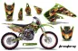Preview: Firestorm Grün mit Nummernfeldern für Kawasaki KX250F 2004-2005