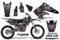 Preview: Skulls N Hammers Silver with number plates for Kawasaki KX250F 2004-2005