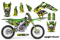 Preview: Motorhead Green with number plates for Kawasaki KX250F 2006-2008