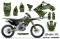 Preview: Skulls N Hammers Grün ohne Nummernfeldern für Kawasaki KX250F 2009-2012